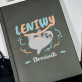 Leniwy - notatnik A5 z nadrukiem
