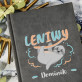 Leniwy - notatnik A5 z nadrukiem