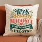 Poduszka Dekoracyjna Na 30 Rocznicę Ślubu Prezent Dla Pary: Perłowy Humor Poduszka Dekoracyjna Na 30 Rocznicę Ślubu Prezent Dla Pary: Perłowy Humor