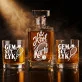 Zestaw Do Whisky Dla Tenisisty Prezent Dla Mężczyzny: Triumf Na Korcie