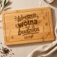Deska Do Krojenia z Grawerem Na Odejście Na Emeryturę Prezent Dla Emeryta Kobiety: Wreszcie Wolna Od Budzika Deska Do Krojenia z Grawerem Na Odejście Na Emeryturę Prezent Dla Emeryta Kobiety: Wreszcie Wolna Od Budzika