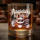 Szklanka Do Whisky Dla Nauczyciela Angielskiego Prezent Dla Mężczyzny: Angielski Na Lodzie