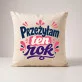 Poduszka Dekoracyjna Na Zakończenie Roku Prezent Dla Kobiety: Humor Przetrwania Roku
