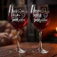 Dwa Kieliszki Do Wina Na 50 Rocznicę Ślubu Prezent Dla Pary: Złote Półwiecze Dwa Kieliszki Do Wina Na 50 Rocznicę Ślubu Prezent Dla Pary: Złote Półwiecze