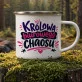 Kubek Emaliowany Dla Koleżanki Prezent Dla Kobiety: Biuro Z Humorem Kubek Emaliowany Dla Koleżanki Prezent Dla Kobiety: Biuro Z Humorem