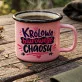 Kubek Emaliowany Dla Koleżanki Prezent Dla Kobiety: Biuro Z Humorem Kubek Emaliowany Dla Koleżanki Prezent Dla Kobiety: Biuro Z Humorem