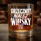 Szklanka Do Whisky Na Święta Bożego Narodzenia Prezent Dla Mężczyzny: Grzeczny? Nalej Whisky