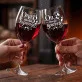 Dwa Kieliszki Do Wina Dla Młodej Pary Prezent Na Ślub Dla Pary: Ona I On Duo