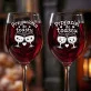 Dwa Kieliszki Do Wina Dla Przyjaciół Prezent Dla Pary: Duo Przyjaciół Dwa Kieliszki Do Wina Dla Przyjaciół Prezent Dla Pary: Duo Przyjaciół