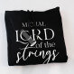 Lord of the strings - Bluza męska czarna z kapturem