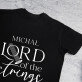 Lord of the strings - Czarna koszulka męska