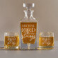 Lord of the strings - Zestaw Grawerowana Karafka I Szklanki Do Whisky Lord of the strings - Zestaw Grawerowana Karafka I Szklanki Do Whisky