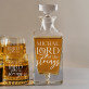 Lord of the strings - Zestaw Grawerowana Karafka I Szklanki Do Whisky Lord of the strings - Zestaw Grawerowana Karafka I Szklanki Do Whisky