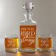 Lord of the strings - Zestaw Grawerowana Karafka I Szklanki Do Whisky