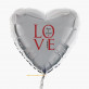 Love - Balon z helem - Serce