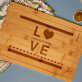 LOVE - deska do krojenia z grawerem