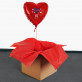 Love is in the air - Balon z helem - Serce
