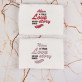 Love story - zestaw dwóch ręczników z haftem