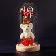Love - Wieczna róża z misiem