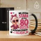Kubek Z Nadrukiem Na 80 Urodziny Prezent Dla Kobiety: Babcia 80 Level Kubek Z Nadrukiem Na 80 Urodziny Prezent Dla Kobiety: Babcia 80 Level