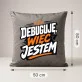 Poduszka Dekoracyjna Dla Informatyka Prezent Dla Mężczyzny: Debuguję, Więc Jestem Poduszka Dekoracyjna Dla Informatyka Prezent Dla Mężczyzny: Debuguję, Więc Jestem