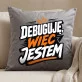 Poduszka Dekoracyjna Dla Informatyka Prezent Dla Mężczyzny: Debuguję, Więc Jestem Poduszka Dekoracyjna Dla Informatyka Prezent Dla Mężczyzny: Debuguję, Więc Jestem