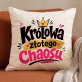 Poduszka Dekoracyjna Na 50 Rocznicę Ślubu Prezent Dla Kobiety: Złota Dama Humoru Poduszka Dekoracyjna Na 50 Rocznicę Ślubu Prezent Dla Kobiety: Złota Dama Humoru