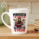 Kubek Z Nadrukiem Dla Perkusisty Prezent Dla Mężczyzny: Perkusista - Rytm Życia