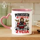 Kubek Z Nadrukiem Dla Perkusisty Prezent Dla Mężczyzny: Perkusista - Rytm Życia