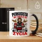 Kubek Z Nadrukiem Dla Perkusisty Prezent Dla Mężczyzny: Perkusista - Rytm Życia