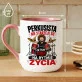 Kubek Z Nadrukiem Dla Perkusisty Prezent Dla Mężczyzny: Perkusista - Rytm Życia