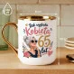 Kubek Z Nadrukiem Na 65 Urodziny Prezent Dla Kobiety: Stylowa Kobieta 65 Kubek Z Nadrukiem Na 65 Urodziny Prezent Dla Kobiety: Stylowa Kobieta 65