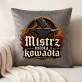 Poduszka Dekoracyjna Na Urodziny Prezent Dla Mężczyzny: Mistrz Młota I Kowadła Poduszka Dekoracyjna Na Urodziny Prezent Dla Mężczyzny: Mistrz Młota I Kowadła