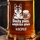 Kufel Personalizowany z Grawerem Dla Właściciela Doga Niemieckiego Prezent Dla Mężczyzny: Doga I Piwo Kufel Personalizowany z Grawerem Dla Właściciela Doga Niemieckiego Prezent Dla Mężczyzny: Doga I Piwo