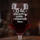 Mega Kieliszek Do Wina z Grawerem Na 35 Urodziny Prezent Dla 35 Latka Kobiety: 35 Lat Dojrzałości Mega Kieliszek Do Wina z Grawerem Na 35 Urodziny Prezent Dla 35 Latka Kobiety: 35 Lat Dojrzałości