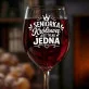 Kieliszek Do Wina Dla Seniorki Prezent Dla Kobiety: Seniorka Królową Jedna