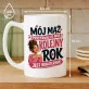 Kubek Z Nadrukiem Na Rocznicę Ślubu Prezent Na Walentynki Dla Kobiety: Mój Mąż Bohater Kubek Z Nadrukiem Na Rocznicę Ślubu Prezent Na Walentynki Dla Kobiety: Mój Mąż Bohater