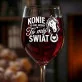 Kieliszek Do Wina Dla Koniary Prezent Dla Kobiety: Konie To Mój Świat Kieliszek Do Wina Dla Koniary Prezent Dla Kobiety: Konie To Mój Świat