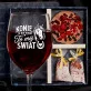 Zestaw Prezenowy Z Kieliszkiem Do Wina Dla Koniary: Konie To Mój Świat Zestaw Prezenowy Z Kieliszkiem Do Wina Dla Koniary: Konie To Mój Świat