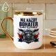 Kubek Z Nadrukiem Dla Policjanta Prezent Dla Mężczyzny: Nie Każdy Bohater - Policja