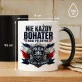Kubek Z Nadrukiem Dla Policjanta Prezent Dla Mężczyzny: Nie Każdy Bohater - Policja