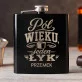 Piersiówka Z Grawerem Na 50 Lecie Ślubu Prezent Dla Mężczyzny: Pół Wieku, Jeden Łyk