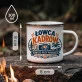 Kubek Emaliowany Dla Fotografa Prezent Dla Mężczyzny: Retro Łowca Kadrów