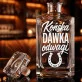 Karafka Do Wódki z Grawerem Dla Koniarza Prezent: Końska Dawka Odwagi