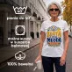 Koszulka Damska Biała Na 50 Rocznicę Ślubu Prezent Dla Kobiety: Retro Złota Typografia