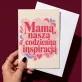 Kartka z Życzeniami Dla Mamy Na Dzień Mamy Dla Kobiety: Elegancja Retro Kartka z Życzeniami Dla Mamy Na Dzień Mamy Dla Kobiety: Elegancja Retro