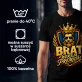 Koszulka Męska Dla Brata Prezent Dla Mężczyzny: Brat Wersja Premium
