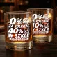Szklanka Do Whisky Dla Młodego Kierowcy Prezent Dla Mężczyzny: 0% Za Kółkiem, 40% W Szkle Szklanka Do Whisky Dla Młodego Kierowcy Prezent Dla Mężczyzny: 0% Za Kółkiem, 40% W Szkle