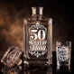 Zestaw Do Wódki z Grawerem Na 50 Urodziny Prezent: 50 Lat Klasy (Ornamenty)