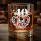 Szklanka Do Whisky Na 40 Urodziny Prezent Dla Mężczyzny: 40 Lat Smaku